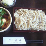 そば屋 長森 - 鶏せいろそば(1400円)