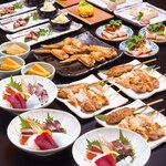 鶏料理専門店 とりかく - 夏の小皿料理5000円コース