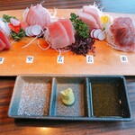 個室居酒屋　座楽 - 塩orわさび醤油orごま油