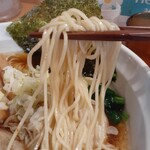 らーめん 福の神 - 醤油中華そば・麺ズーム
