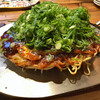 Okonomiyaki Negian - ねぎ庵スペシャルそば麺ダブル大葉トッピング。