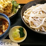 がむしゃら - 肉汁うどん大盛&かき揚げ