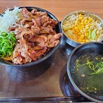 カルビ丼とスン豆腐専門店 韓丼 - 