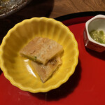 Sumiyaki Unafuji - 小鉢には白焼きが2切れ付いていました