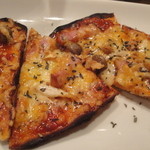 太波空風 - きのことベーコンのハーフサイズピザ（５００円）