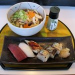 Sushi Masa - たでうどんセット（1000円）