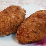 肉の清水 - メンチカツアップ