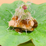 おみ乃 - ・伊達鶏もものしゃぶしゃぶ