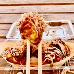 竹っ子庵 - ◎自然薯を練り込んであるので、柔らかくて箸でないと持てないフワフワ感。爪楊枝では持てない！