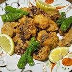 富久寿司 - タコの唐揚げ