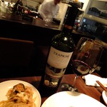 Wine Bar base - (σ≧v≦)σ豚バラ・ナス・モッツァレラのトマトソースパスタ：1100円＆赤ワインは美味しすぎ♫('12.10月より)