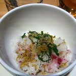 めん、色いろ。いつでも、おやつ。 - 大葉と梅とじゃこのご飯