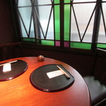 Kyouto Ichinoden Honten - 個室のステンドグラス