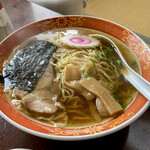 Ganso Jingisu Kanryouri Sawadaya - Cセットのメニューのラーメン