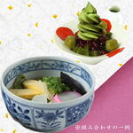 Kyoukammi Bunno Suke Diya - お好み膳1,298円（税込）当店人気商品　茶そばと甘味のお得なセット　6種類の茶そばからお一つ、14種類の甘味からお一つお選びください。