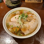 Gyokai To Chuukasoba Totoyamichi - カツオの中華そば(醤油) 麺大盛り + チャーシュー追加2枚