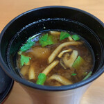 割烹 一楓 - なめこの味噌汁