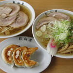 青竹手打ラーメン 日向屋 - この日､注文したモノ。