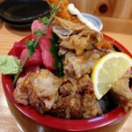 Junchan Zushi - デカ盛り淳ちゃん丼￥1500
                        相変わらずのボリューム！！(￣▽￣;)
                        ご飯は通常のお店の大盛レベルです(о´∀`о)
                        
                        大将のお客さんへのサービス精神の大盛が過ぎる…！