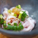 スタミナ苑 - コブクロの湯引き