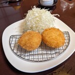 Tonkatsu Masachan - 自家製カニクリームコロッケ（二個）