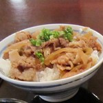 生姜焼き丼ぶりアップです