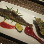 東麻布 逢坂  - 鮎となす