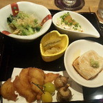 東麻布 逢坂  - お酒のアテ盛り合わせ４