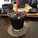愉庵 - ランチのアイスコーヒー