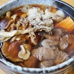 そば処 平石亭 - 「天然きのこ入りそば(温)数量限定」アップです(10/14UP)