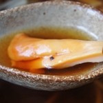 そば処 平石亭 - 「珍味・赤キノコ」食べるところです(10/14UP)