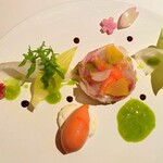 ラ・プロヴァンス - 季節鮮魚と野菜のマリネ③