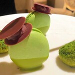 ラ・プロヴァンス - 抹茶ボタニカルアフタヌーンティーデザート　3段スタイル⑤