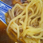 中華家 天榮 - ツルツルの中太麺！