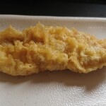 白川うどん - オリーブ鶏の天ぷら
