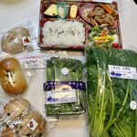 海と畑のレストラン ぴぁてらす - ほうれん草のどっさり感。