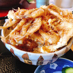 自然食　そゑ川 - ミニ白エビ丼