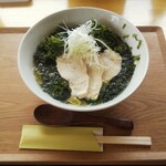海鮮しおらーめん KUROBESAN - 海鮮塩スープ系 大森小町岩海苔らーめん (税込)1,000円 (2021.06.13)
