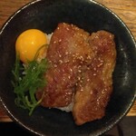 焼肉トラジ - 〆のご飯。卵が濃厚