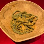 もちづき - カラスミ茶蕎麦