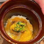 もちづき - のどくろ、カラスミの土鍋炊き込みご飯