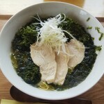 海鮮しおらーめん KUROBESAN - 海鮮塩スープ系 大森小町岩海苔らーめん (税込)1,000円 ※拡大(2021.06.13)