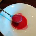 肉バル＆ダイナーJajaja - ビーツの色が綺麗なピンク(*^^*)