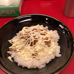 豚骨醤油ラーメン 王道家 - スペシャルライス（自作&命名