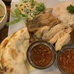 ガンジス - カオマンガイ+バターチキン