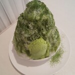 アニバーサリーテラス K - 伊勢茶のかき氷(小豆なし)