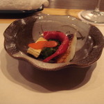 草食草堂 ろくだい - 焼き物：万願寺唐辛子、カレイの西京焼き等