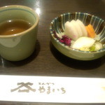 お新香・お茶