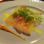 横浜うかい亭 - もみじ鯛のカルパッチョ