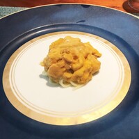 蒼 - 青森 塩谷魚店より北紫ウニの冷製フェデリーニ